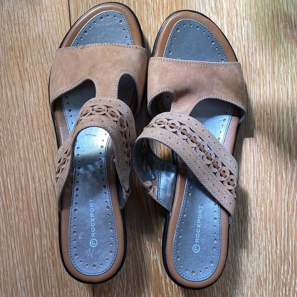 NWOB Rockport suede sandals - Picture 1 of 2